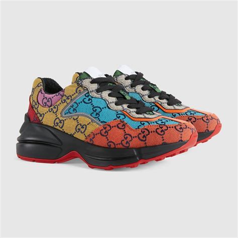 gucci multi color shoes|Gucci shoes with fur.